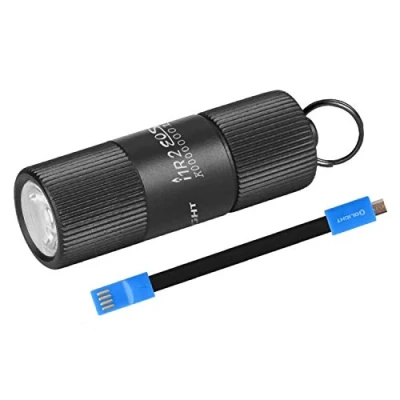 Bild av OLIGHT I1R 2 EOS Mini uppladdningsbar LED ficklampa, 150 lumen, endast 13 g nyckelring med mikro USB kabel, uppladdningsbart batteri ingår
