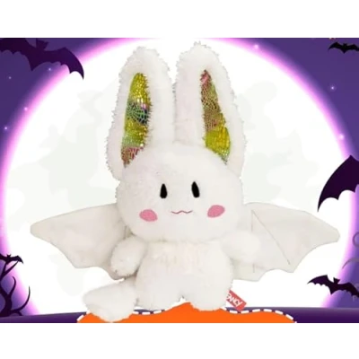 Bild av FANCY Fladdermus gosedjur 32 cm, halloween mjukisdjur, söt plysch, rolig present för barn och vuxna, flickor pojkar (fladdermus)