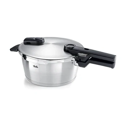 Bild av Fissler Vitaquick Premium/tryckkokare (3,5 L, Ø 22 cm) rostfritt stål ångkokare, 2 steg, tillverkad i Tyskland induktion