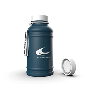 Bild av Daikoku Stainless Steel Water Bottle 1.3l BPA Free Användbar för gym och alla typer av idrottsutövning Dubbelväggs termos 12 till 24 timmar Blå