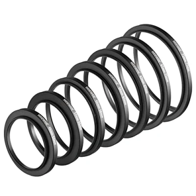Bild av NEEWER® Filter Step Up Ring set 49 52 55 58 62 67 72 77 mm 7 st solskydd