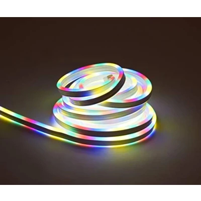 Bild av Spetebo LED ljusslinga, 5 m, färgglad 450 lysdioder, ljusslang, dekoration, belysning, flerfärgad, utomhus