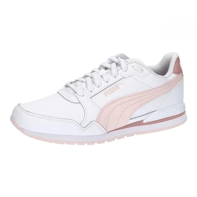 Bild av Puma Unisex St Runner V3 L Sneaker, White Frosty Pink Future Pink, 47 EU