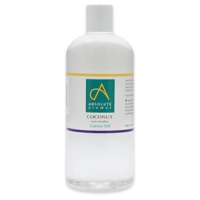 Bild av Absolute Aromas Fraktionerad Kokosolja 500 ml 100% Ren, Oparfyrmerad och Naturlig Basolja För Massage, Aromaterapi Blanda med Eteriska Oljor Hår Hud