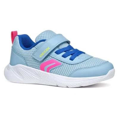 Bild av Geox J Sprintye Girl B, sneakers för flickor, Sky Royal, 28 EU