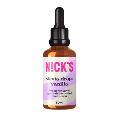 Bild av Nicks Stevia Drops Vanilla 50 ml