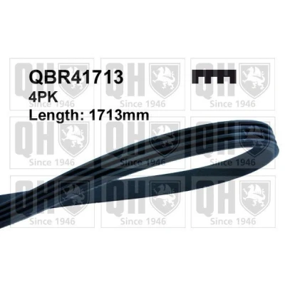 Bild av QUINTON HAZELL QBR41713 Courroie Poly V 1713 4 TOYOTA: Yaris I 3/5 portes
