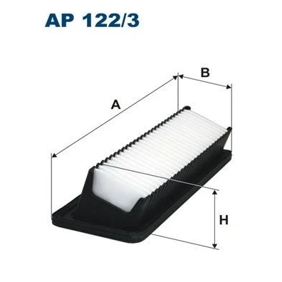 Bild av Luftfilter FILTRON AP 122/3