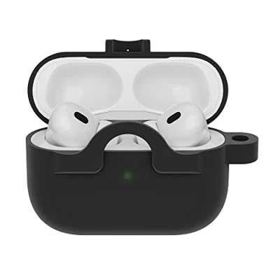 Bild av OtterBox Soft Touch Headphone Case för AirPods Pro (1:a gen / 2:a gen) &amp; 2, stöttåligt, fallskyddat, ultratunt, skyddande fodral Apple AirPods, Svart