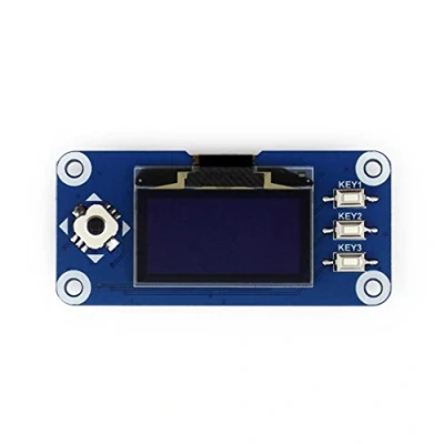 Bild av Waveshare 1.3inch OLED Display Hat 128x64 Pixels with Embedded Controller Communicating Via SPI or I2C Interface Supports Raspberry Pi Series Boards and Jetson Nano
