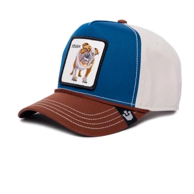 Bild av Goorin Bros. Blå Adjustable Keps Bully 100 All Over Canvas Navy A Frame @ Hatstore