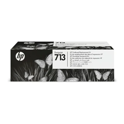 Bild av HP 713 / 3ED58A 4 Pack (Yellow Cyan Magenta Pigmented Black) Printhead replacement kit Blå