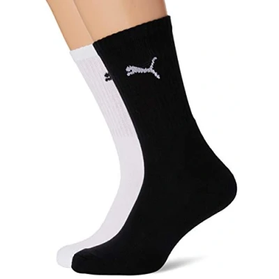 Bild av PUMA Unisex strumpor (5 pack), Vit/grå/svart, 35 38 EU
