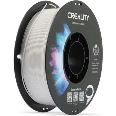 Bild av Creality TPU filament, 1,75 mm, 3D skrivarfilament med hög elasticitet, mjukt och självhäftande material, 1 kg, vitt