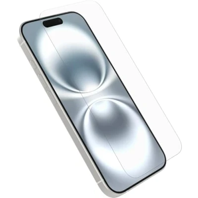 Bild av Otterbox Premium Glass skärmskydd för iPhone 16, härdat glas, avancerat repskydd, Klarar fall upp till 0,9m