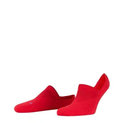 Bild av FALKE unisex cool Kick osynliga strumpor ventilerande snabbtorkande material lätt stoppning plyschsula high cut kylande bekväm sportig platt söm på fotspets 1 par, Rosa (Red Pepper 8074) ny