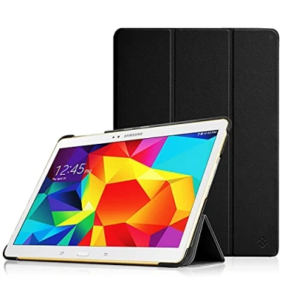 Bild av FINTIE SlimShell fodral till Samsung Galaxy Tab S 10,5 (10,5 tum) supertunn lätt stativskydd med automatisk sov /väckningsfunktion, svart