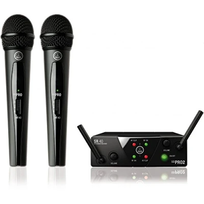 Bild av AKG WMS40 Mini 2 Mix trådlös mikrofon/instrumentsystem instrument svart