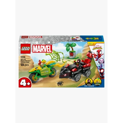 Bild av LEGO Spidey 11198 Spins och Electros jakt med dinosauriefordon
