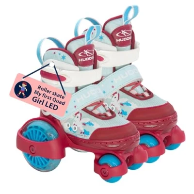 Bild av Hudora Roller Skates My First Quad LED Unicorn Size 26 29
