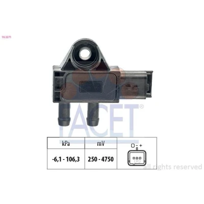Bild av Sensor, avgastryck FACET 10.3271