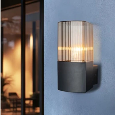 Bild av MIRATIC Vägglampa för Utomhusbruk Idealisk Fasader Balkonger Uteplatser Trädgårdar IP54 E27 Glödlampa Ingår Ej (med rörelsedetektor)