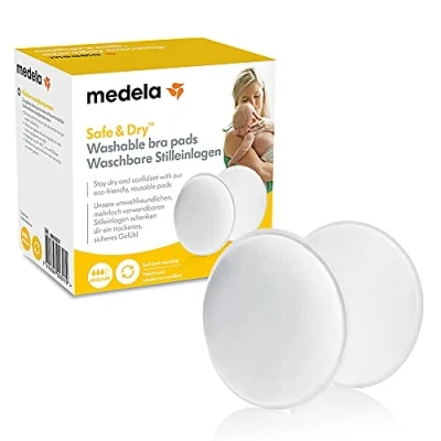 Bild av Medela tvättbara amningsinlägg, 4 stycken