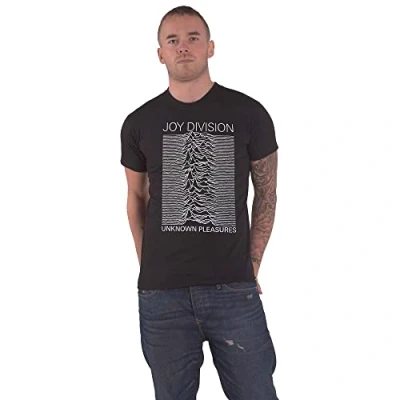 Bild av Joy Division Unisex Tee: Unknown Pleasures On Small Black