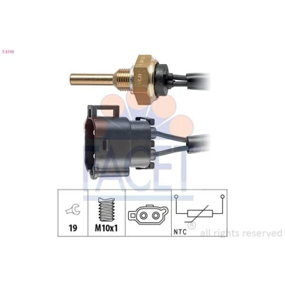Bild av FACET 7.3110 Sonde de température, liquide refroidissement Made in Italy OE Equivalent RENAULT: LAGUNA 1, VOLVO: V70 I