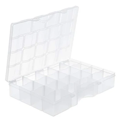 Bild av SmartStore Organizer Large Stor BPA Fri Förvaringslåda för Småsaker Stilren förvaring hemmet Genomskinlig Plast 39 x 27 7 cm
