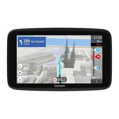 Bild av TomTom GO, Bulgariska, Tjeckiska, Danska, Tyska, Engelska, Spanska, Estniska, Fin, Franska, Grekiska, HRV,..., Hela Europa, 15,2 cm (6), 1024 x 600 pixlar, Flerpunktsberöring, Flash
