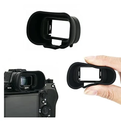 Bild av kamera silikon sökare ögonkopp okular ögonskugga skydd för Sony Alpha a7 Mark IV a1 a7S III spegellös ersätter FDA EP19