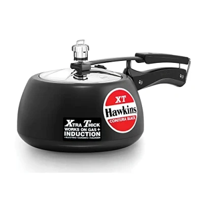 Bild av Hawkins Contura Black XT Induction Compatible Pressure Cooker, 3 Litre, (CXT30)