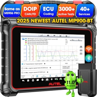Bild av Autel MaxiPRO MP900 BT Skanner: 2024 DoIP/CAN FD, Uppgraderad av MS906BT/ DS808/ MP808S/ MP900/ DS900, Avancerad ECU kodning, Dubbelriktad Kontroll, 36+ Tjänster, Professionell för Biltekniker