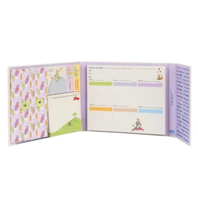 Bild av Grupo Erik The Little Prince Weekly Planner &amp; Sticky Notes Set 5 Notepads In Different Sizes Envelope Cute Le Petit Stationery