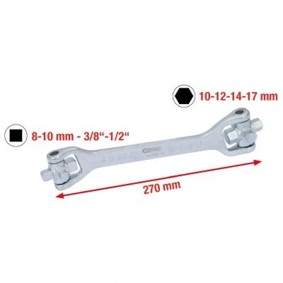 Bild av KS TOOLS 150.9302 Clé du carter d&#039;huile
