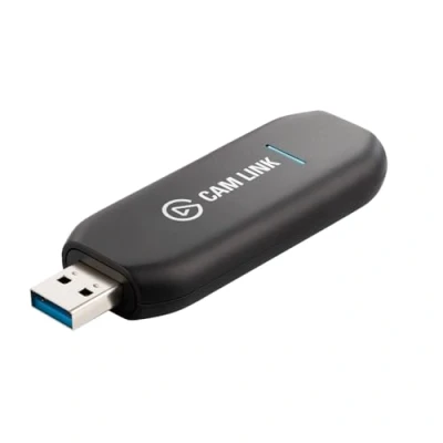 Bild av Elgato Cam Link 4K, externt kamerainsamlingskort, strömma, spela in med DSLR, videokamera, actionkamera som webbkamera i 1080p60, 4K30 för videokonferenser, hemarbete, spel, OBS, Zoom, Teams, PC/Mac
