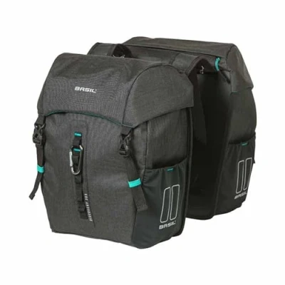Bild av Basil Discovery 365D, Bak, Cykelväska, Polyester, Svart, 18 l, 10 kg