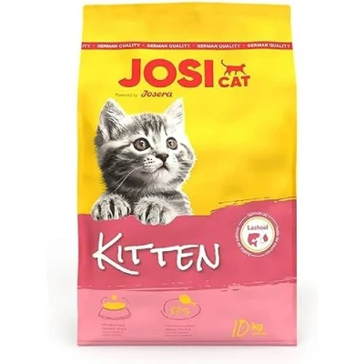 Bild av JosiCat Kattunge (1 x 10 kg) Junior Premium torrfoder för växande och bärande ammande katter med hög energihalt värdefull laxolja vitaminer Powered by JOSERA 1 pack