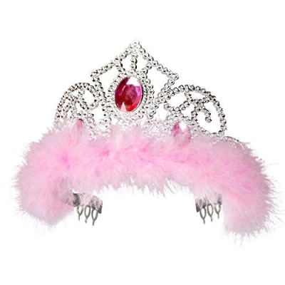 Bild av Boland 44076 Tiara Jasmin, krona, diadem, prinsessa, fe, plast, glänsande, karneval, temafest, teater, utklädnad