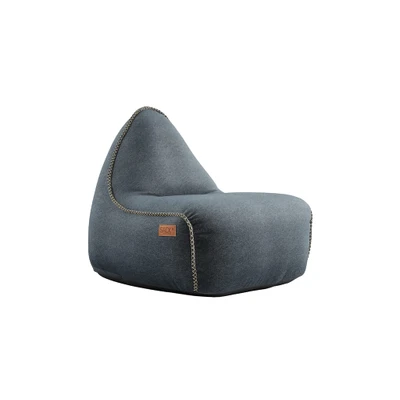 Bild av SACKit Canvas Lounge Chair Bean bag Petrol L96 x W80 H70 SH40 cm