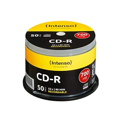 Bild av Intenso 1001125 CD R 52x 50 pack Cakebox