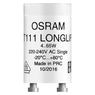 Bild av Osram paket med 3 ST111 Longlife Starters för 4 80 W fluorescerande rör