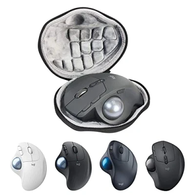 Bild av MotuTech Handhållen miniväska hårt fodral för Logitech MX Ergo/Ergo M575/M570 trådlöst musskydd skydd mot repor