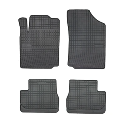 Bild av FROGUM 545972 Ensemble de tapis sol Caoutchouc avant et arrière 4 noir Sur mesure CITROËN: C5 II 5 portes, C2 3/5 C3 I portes