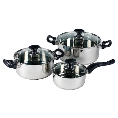 Bild av Funktion Pot set 6 pieces Stainless steel