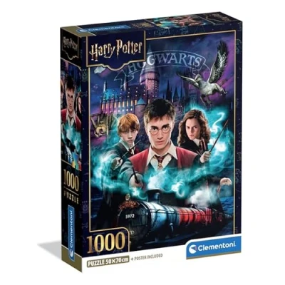 Bild av CLEMENTONI PUSSEL FÖR VUXNAPZL 1000 HARRY POTTER =COMPACT BOX=, Tillverkad i Italien, 37047
