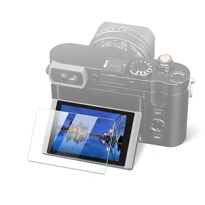 Bild av JJC Ultratunt LCD optiskt glas skärmskydd för Leica Q3, Q3 43 fullram digitalkamera