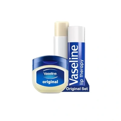 Bild av Vaseline Lip Therapy Original Set med närande läppbalsam och läppbalsamspinnar För optimal återfuktning (Original Set)