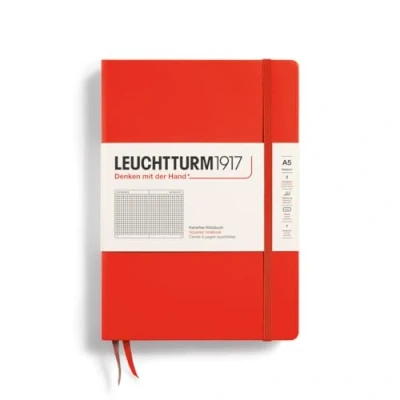 Bild av Leuchtturm1917 369786 Notebook Medium (A5), inbunden, 251 numrerade sidor, hummer, kvadrat